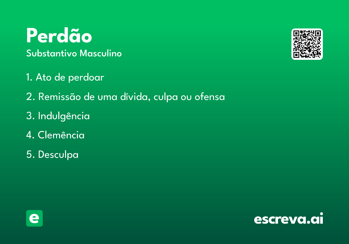 perdão