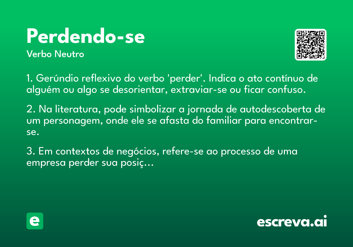 perdendo-se