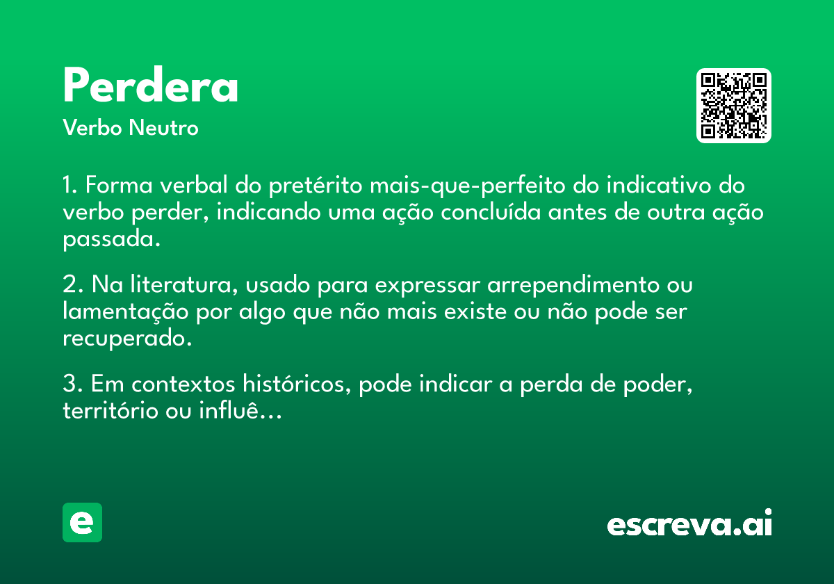 perdera