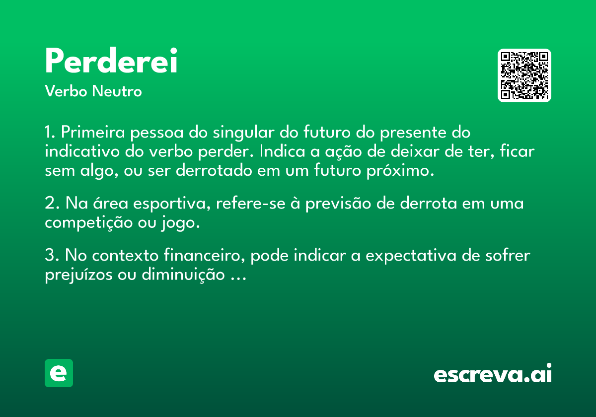 perderei