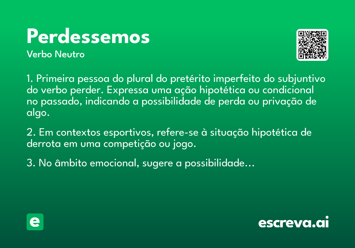 perdessemos