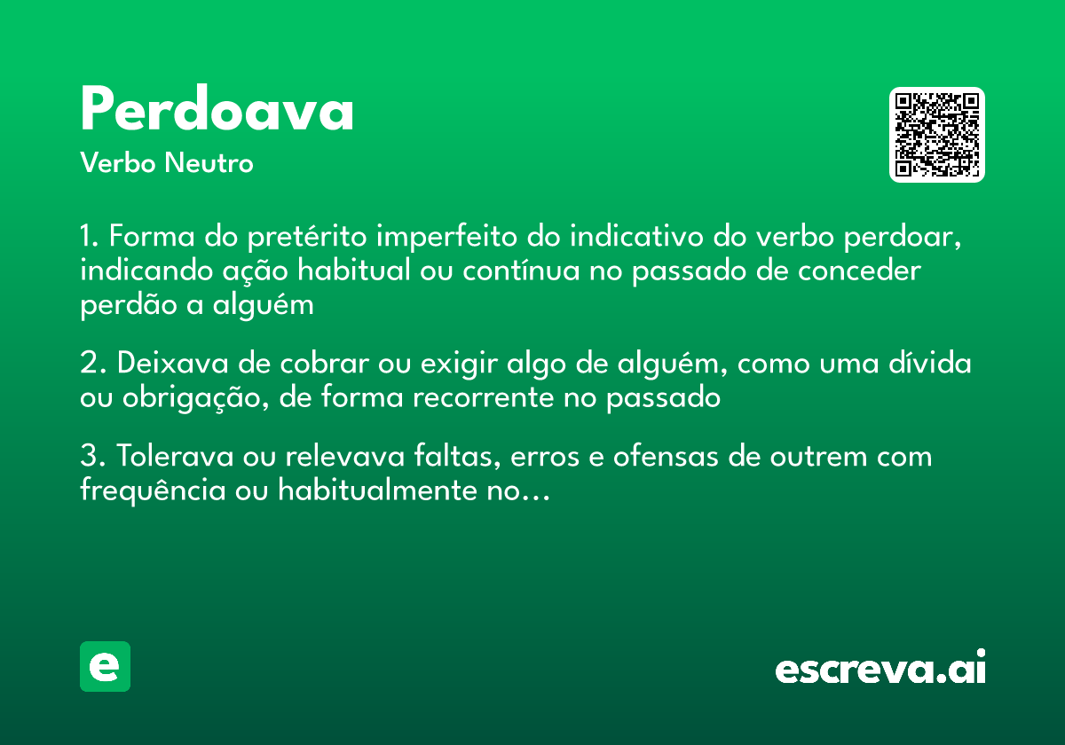 perdoava