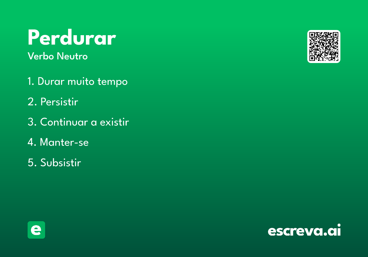 perdurar