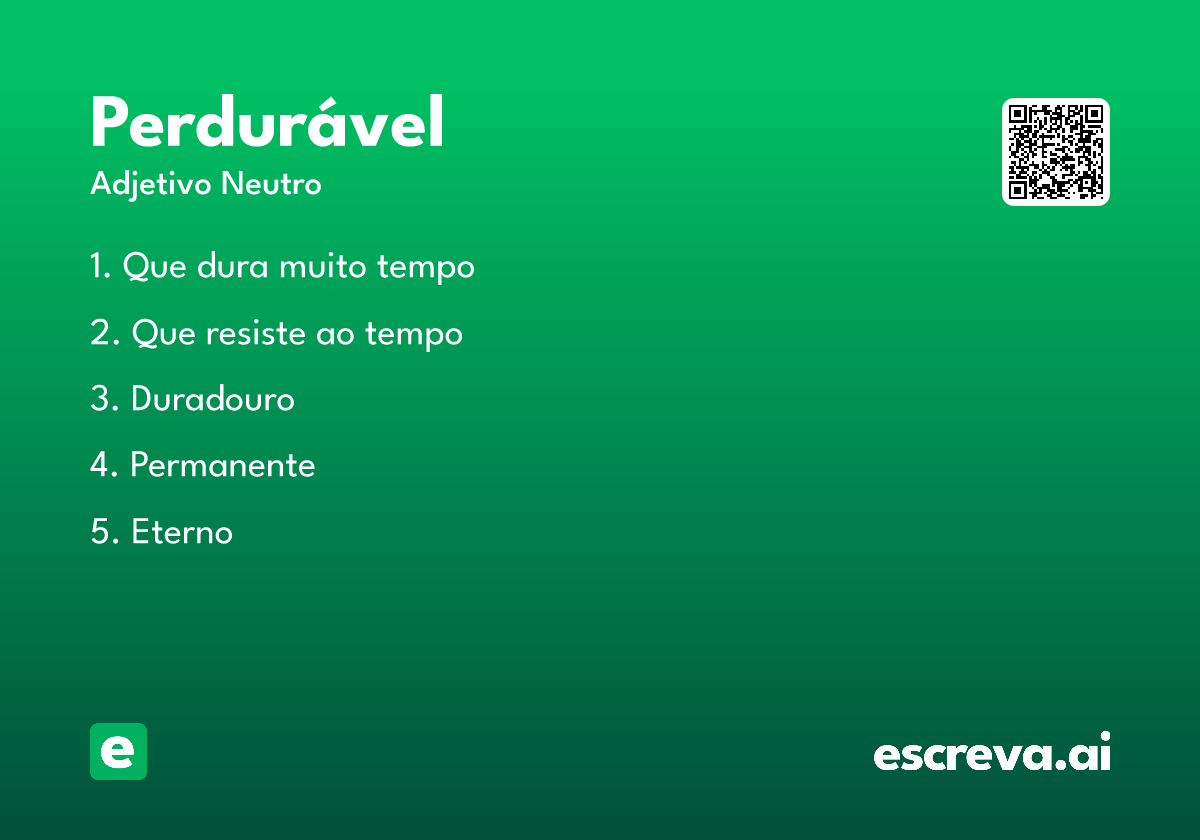 perdurável