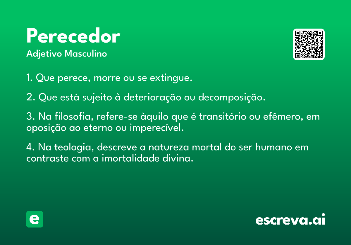 perecedor