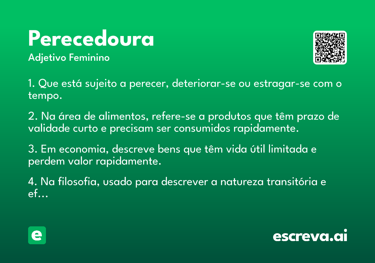 perecedoura