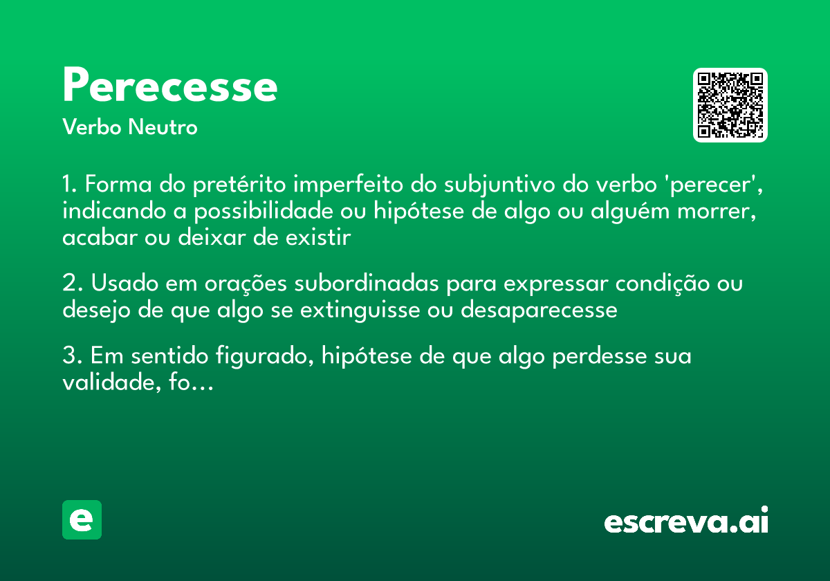 perecesse