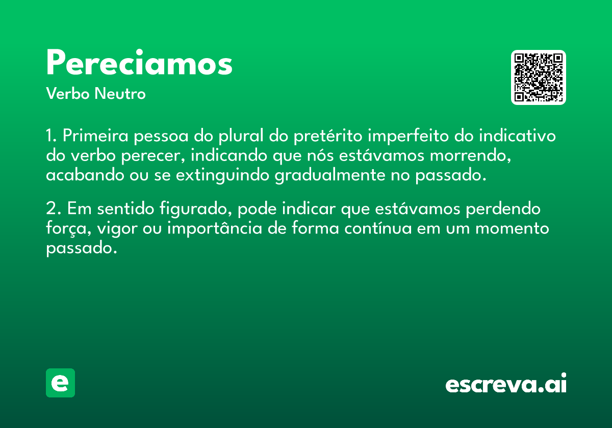 pereciamos