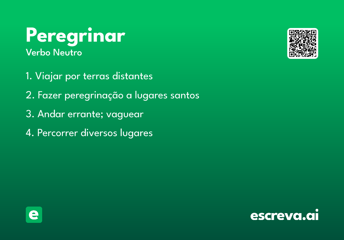 peregrinar