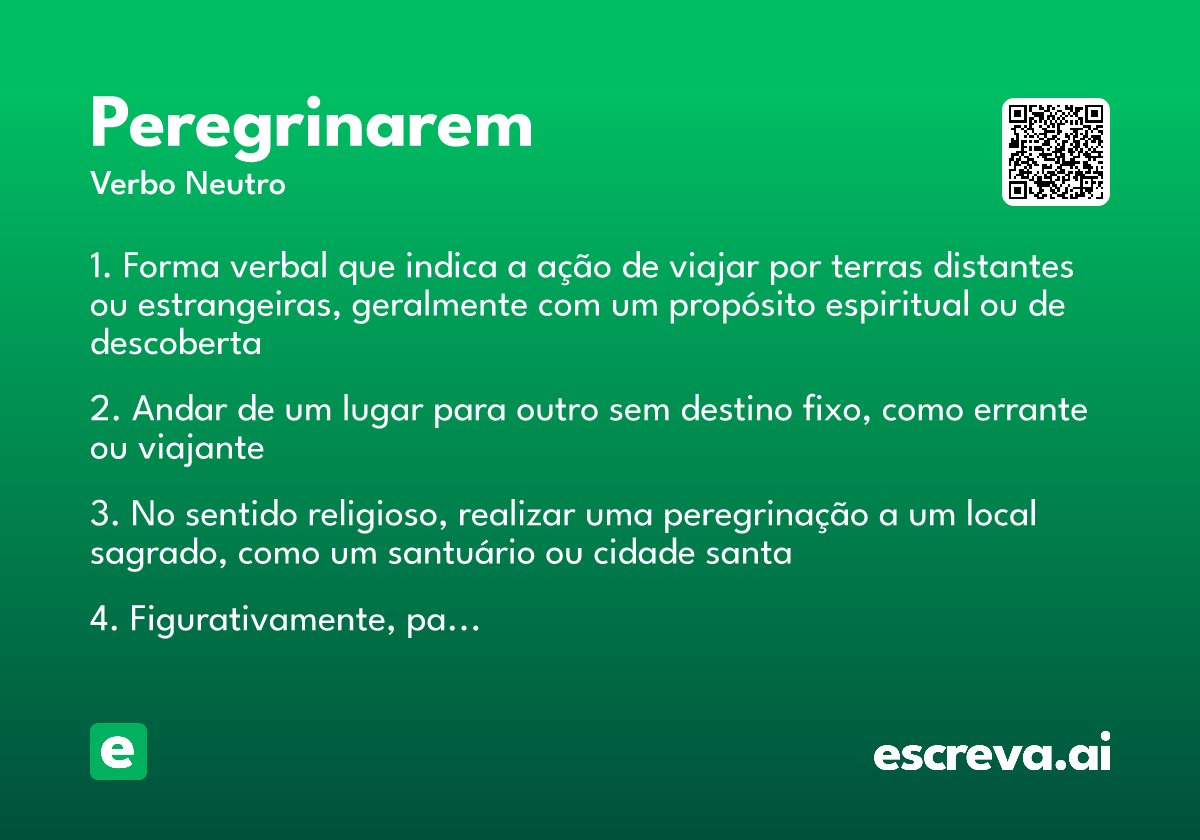 peregrinarem