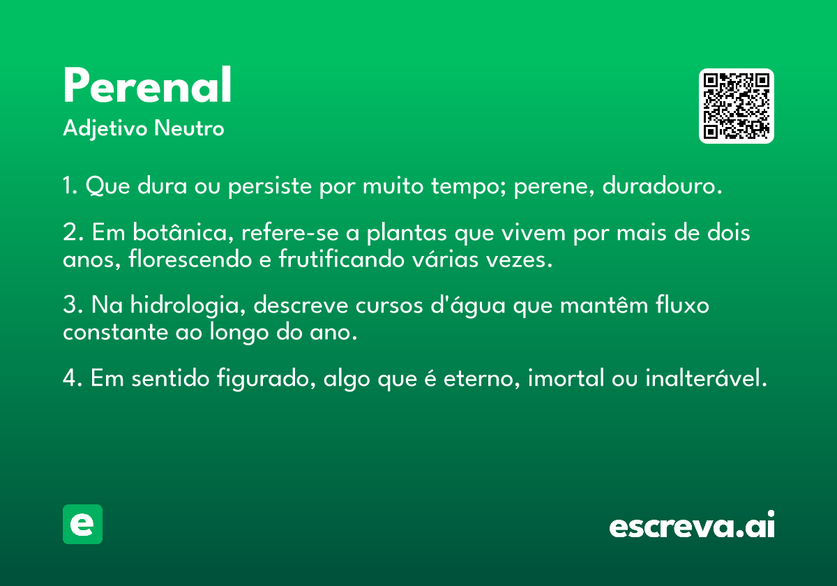 perenal