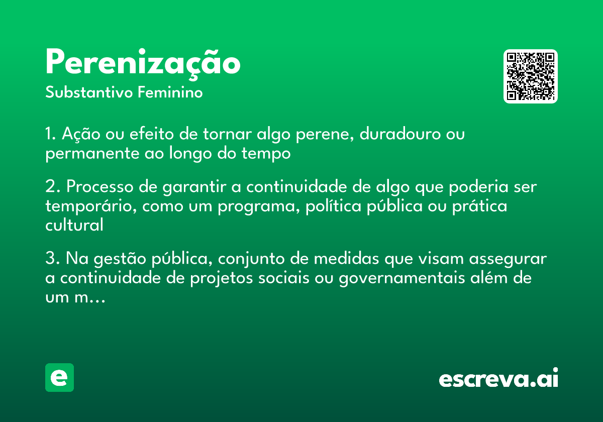 perenização