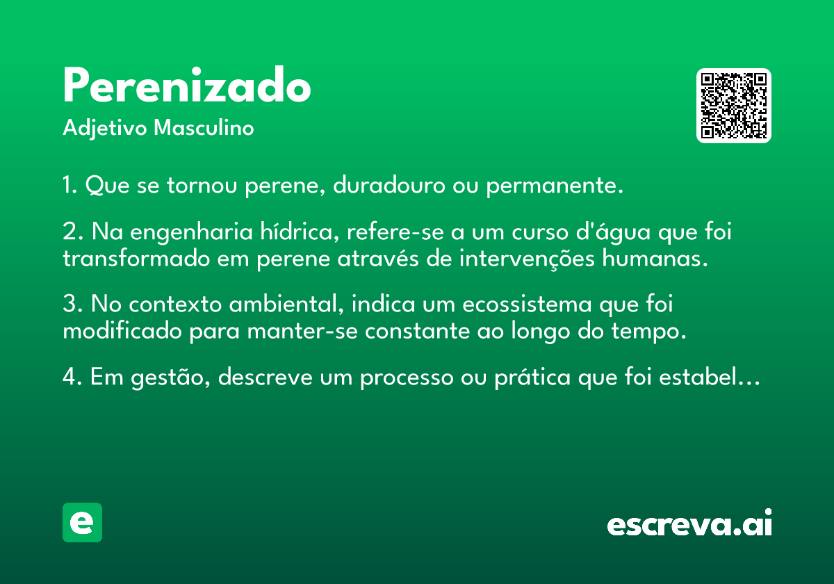 perenizado