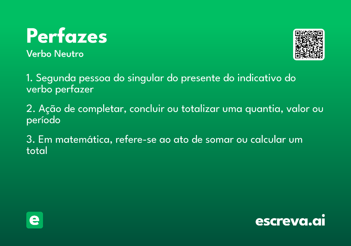 perfazes
