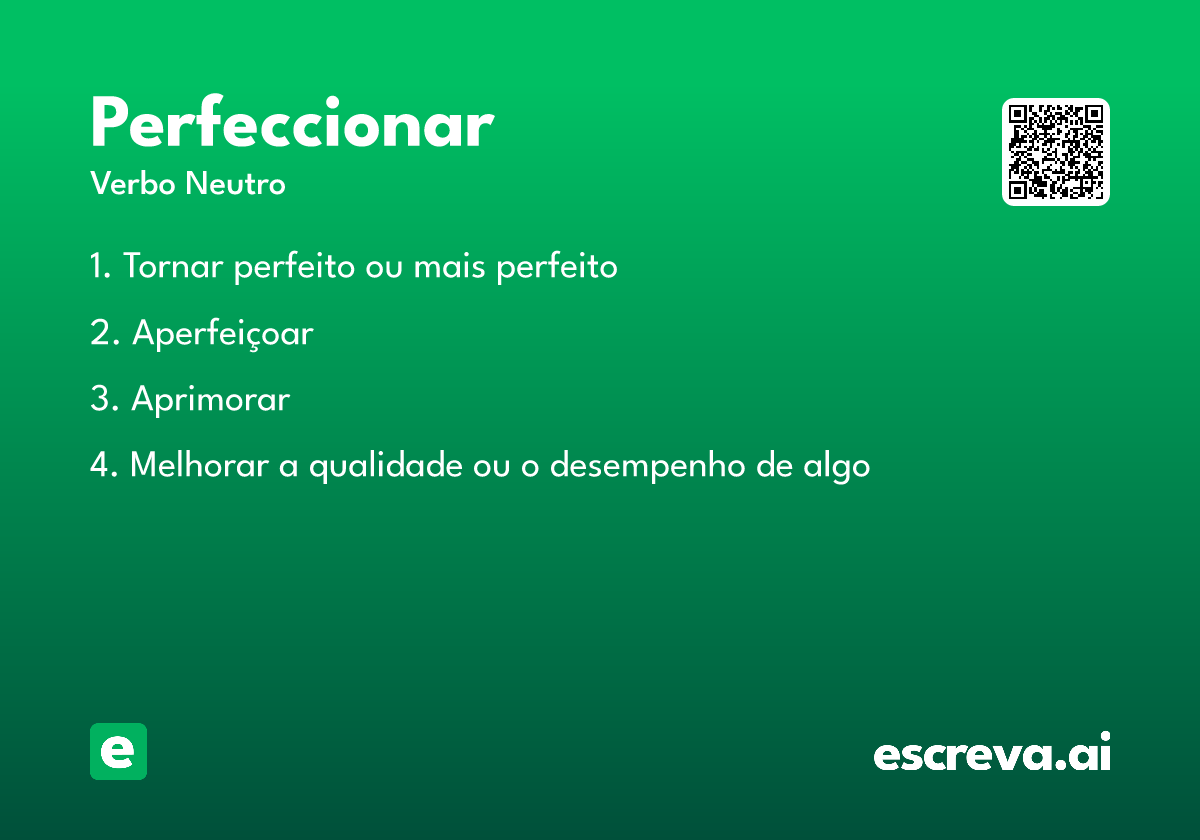 perfeccionar