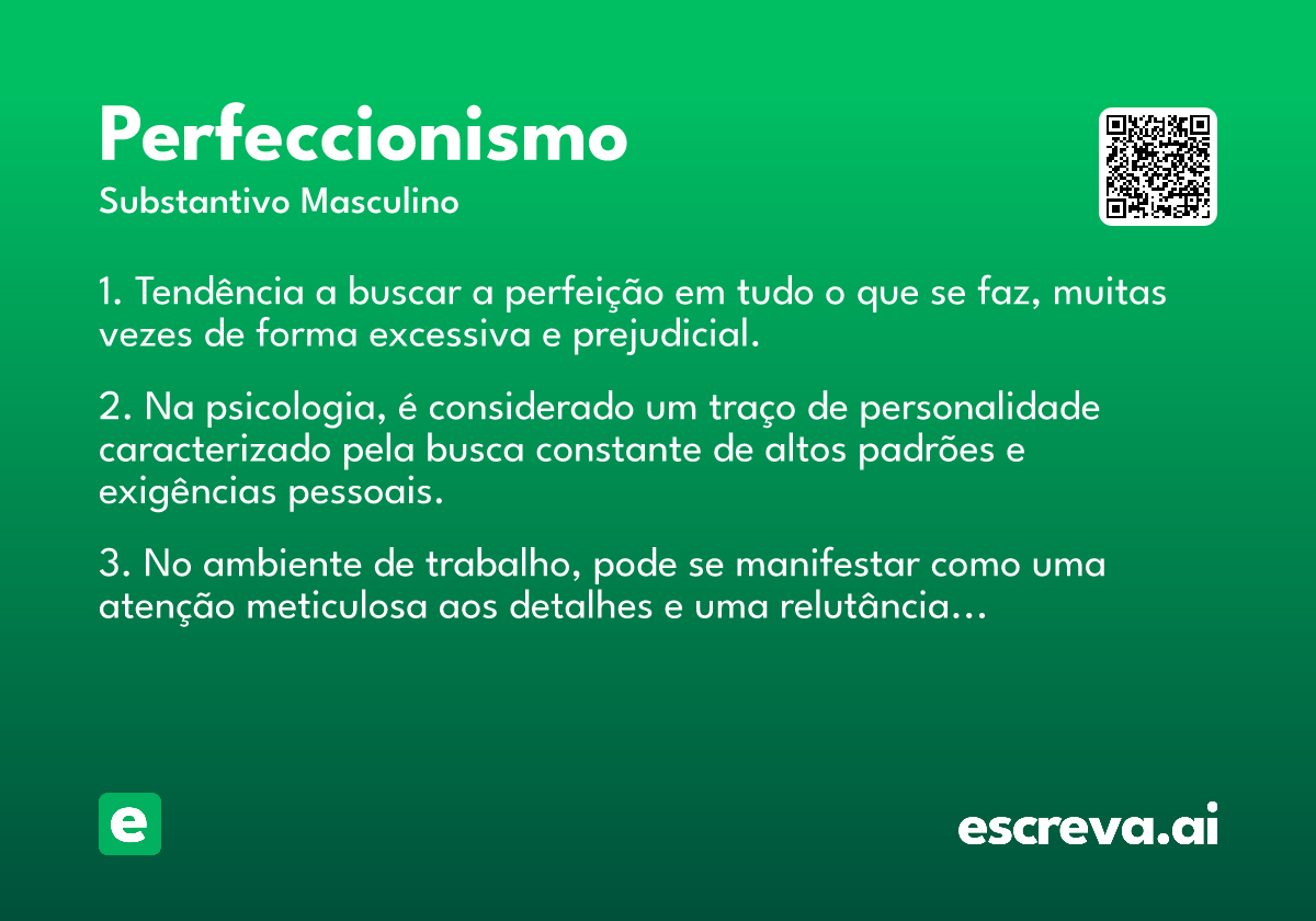perfeccionismo