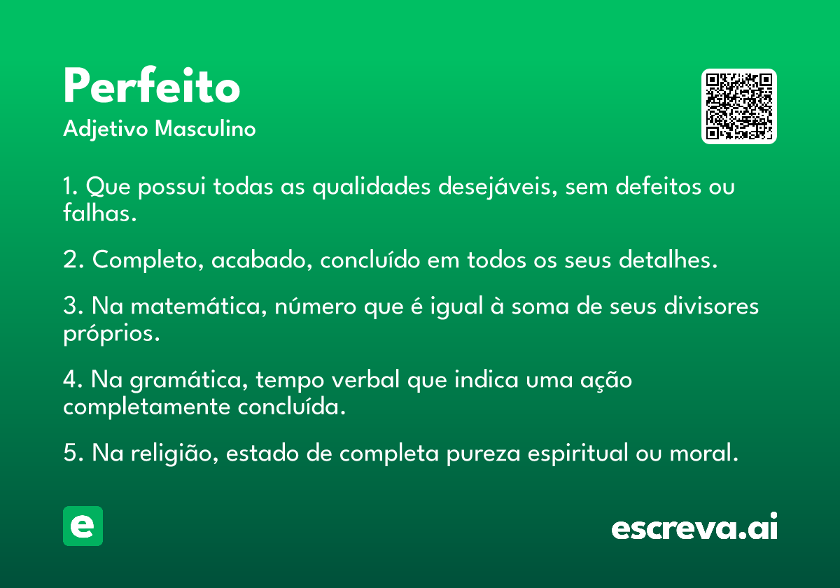 perfeito