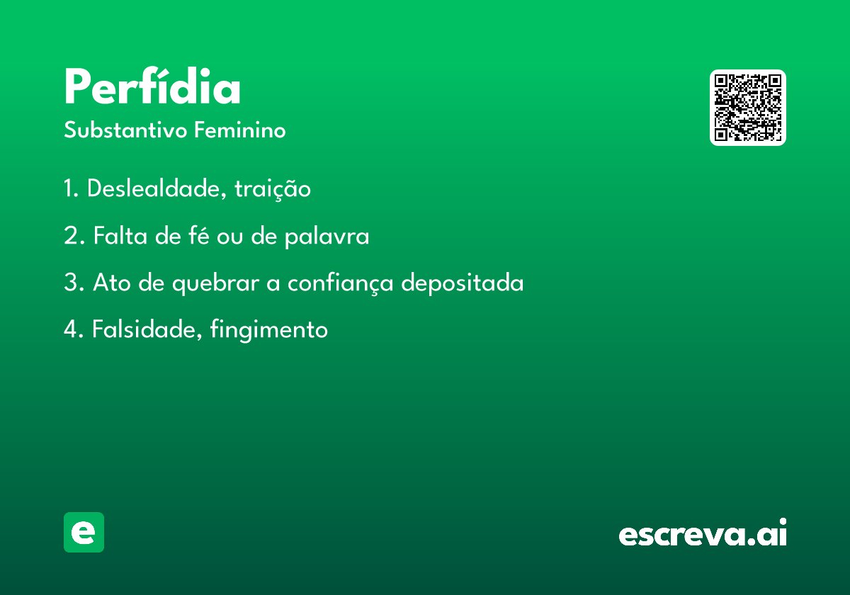perfídia