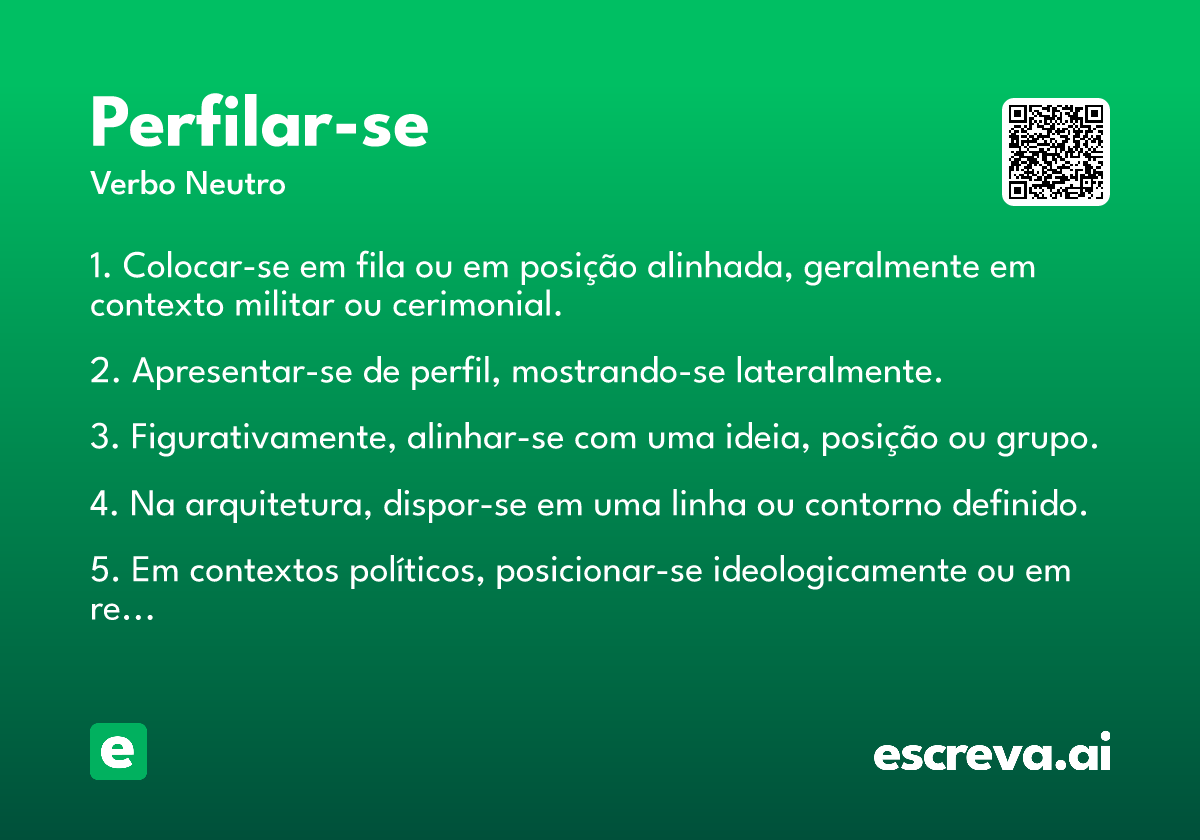 perfilar-se