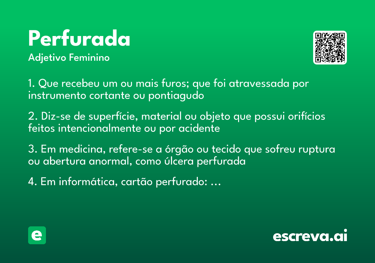 perfurada