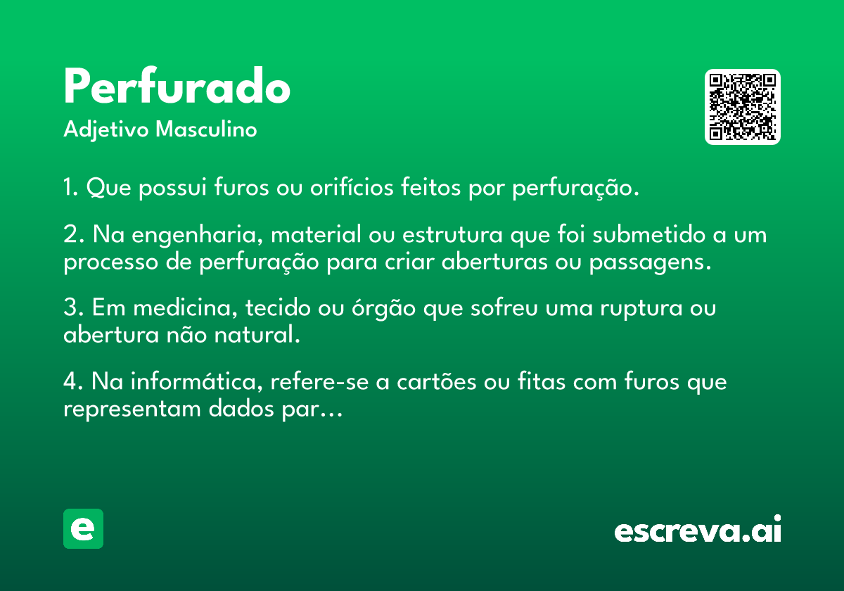 perfurado