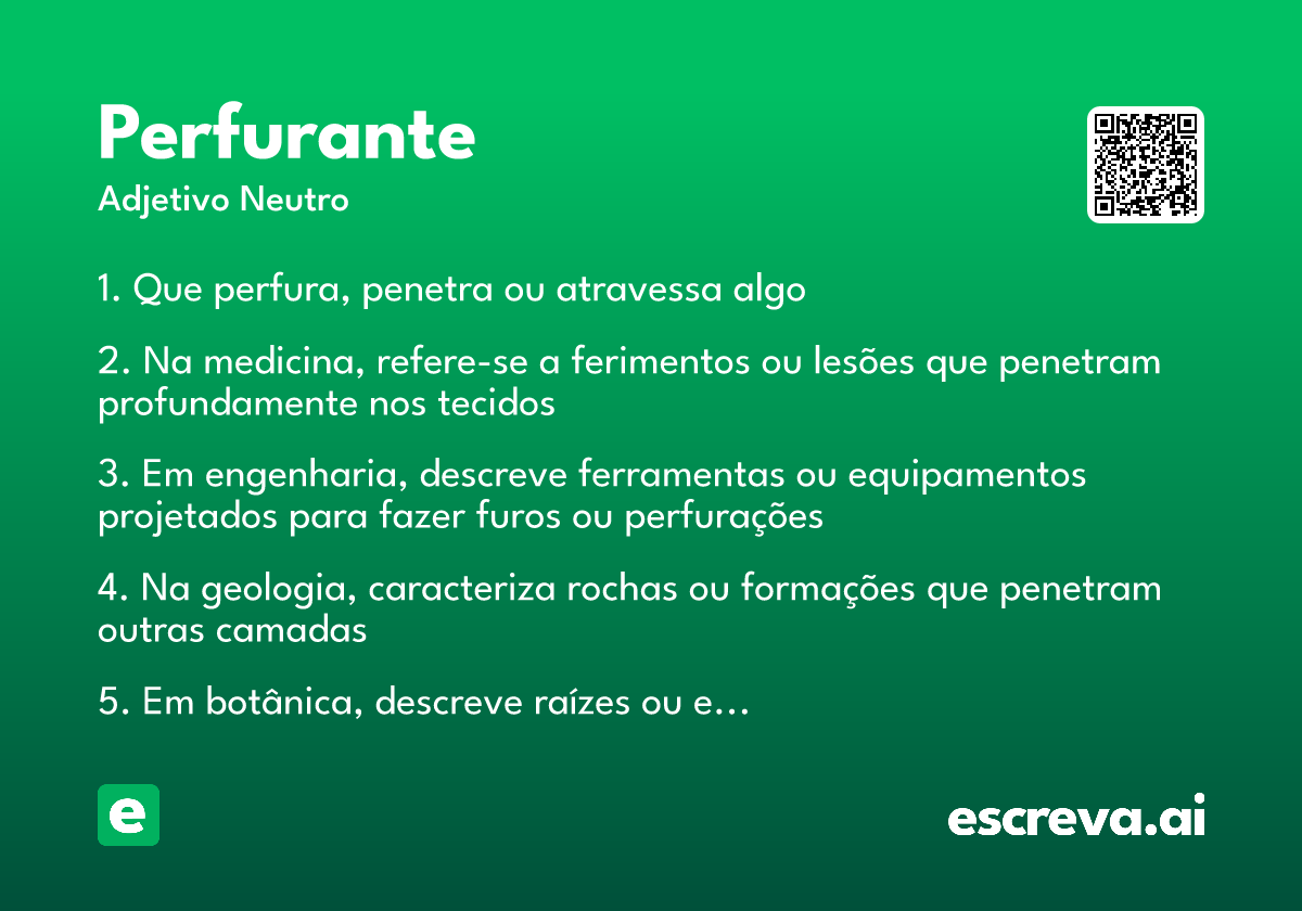 perfurante