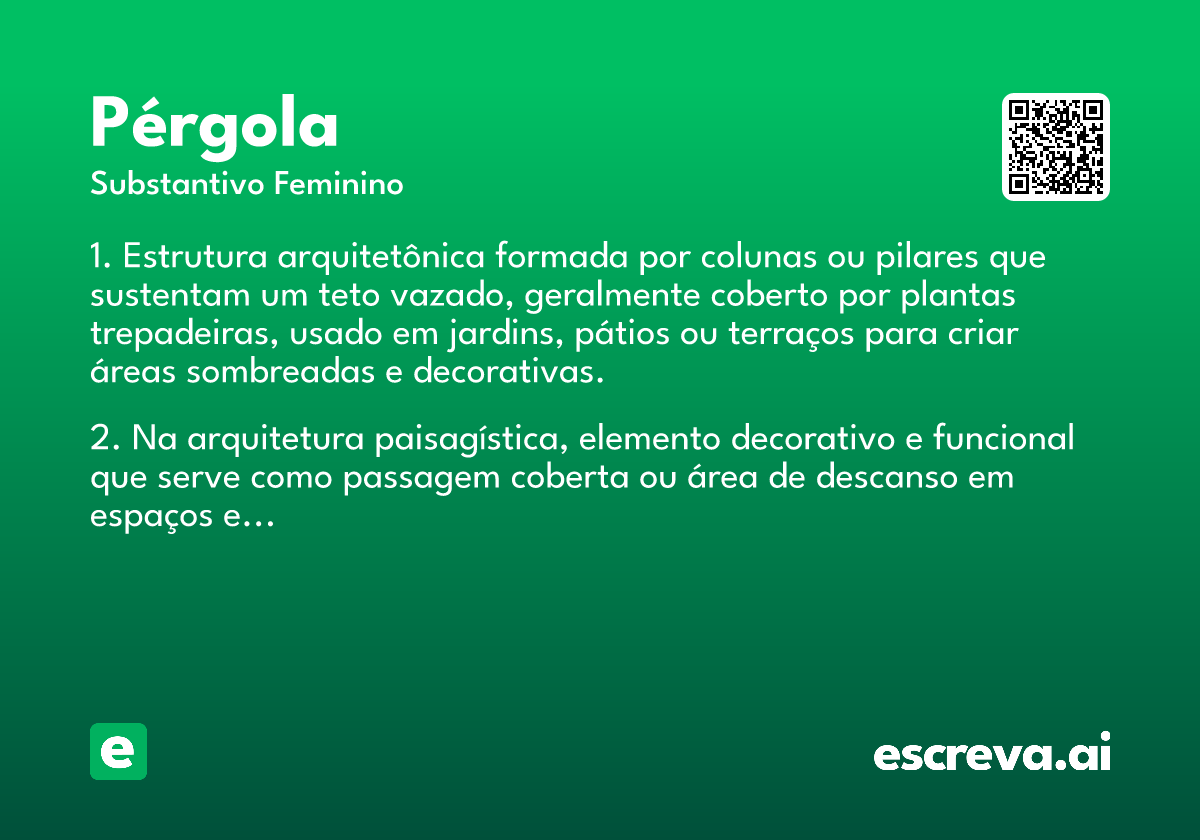 pérgola