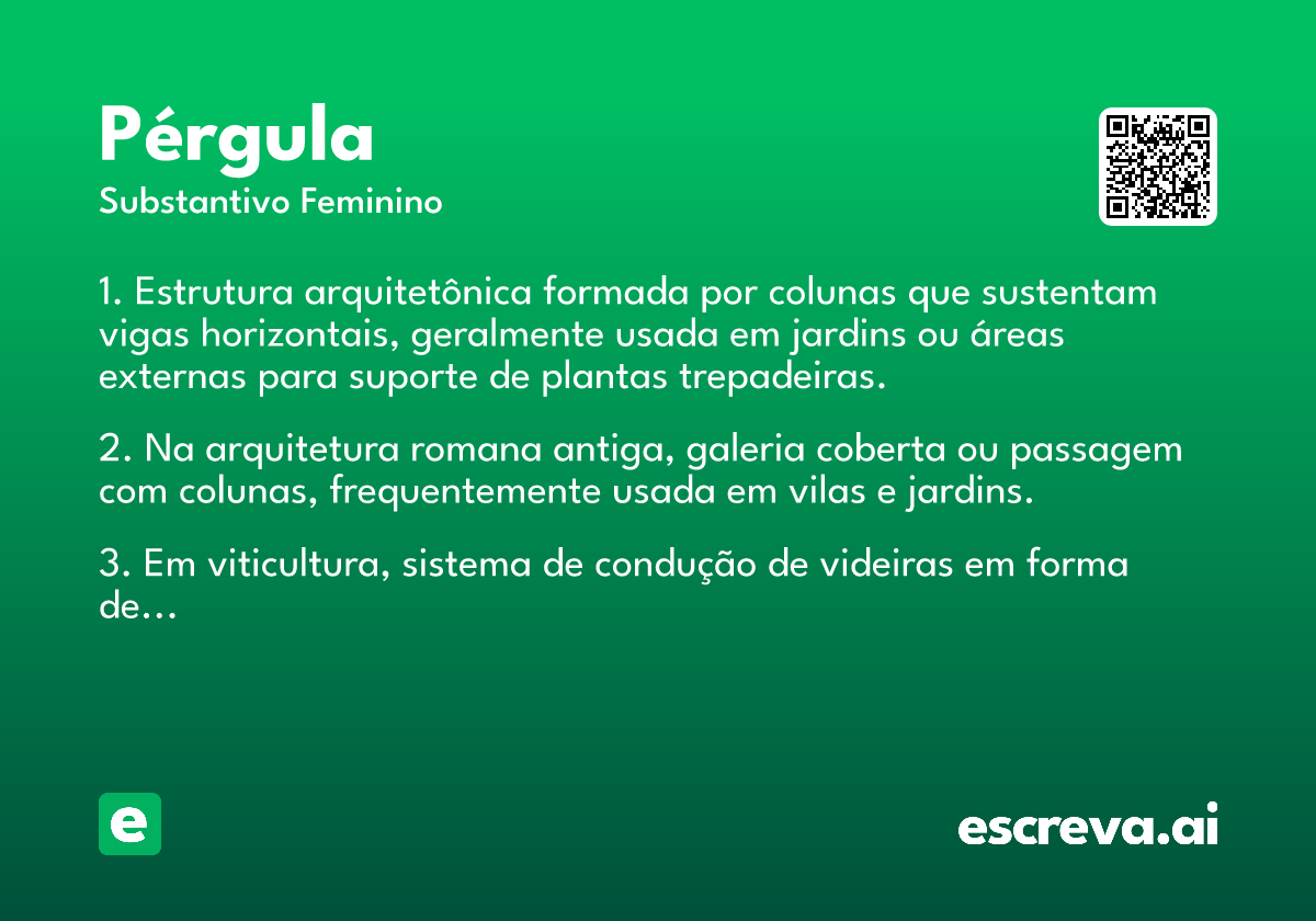 pérgula