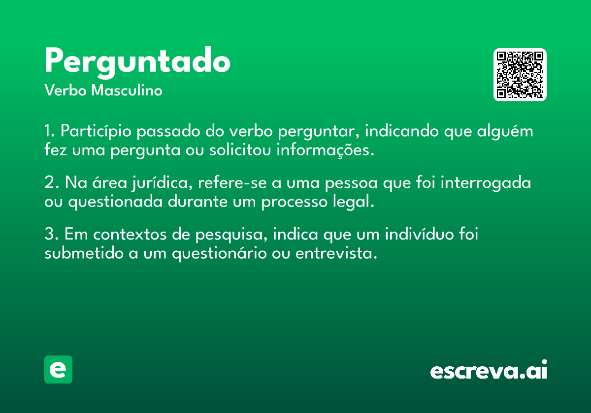 perguntado