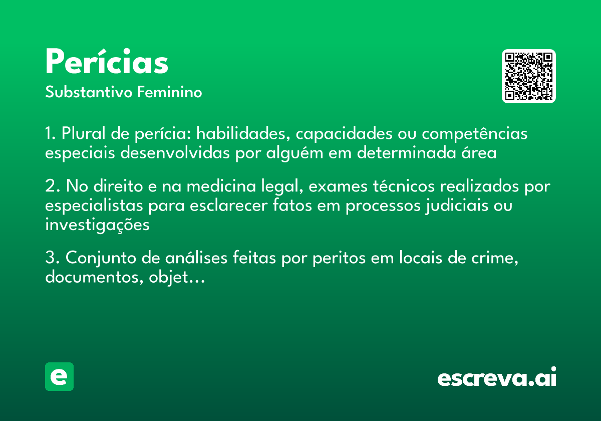 perícias