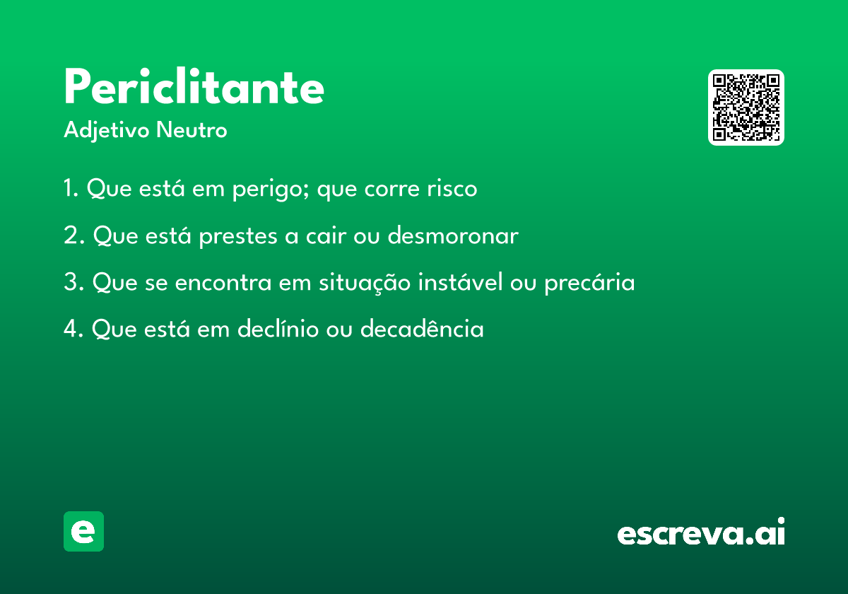 periclitante