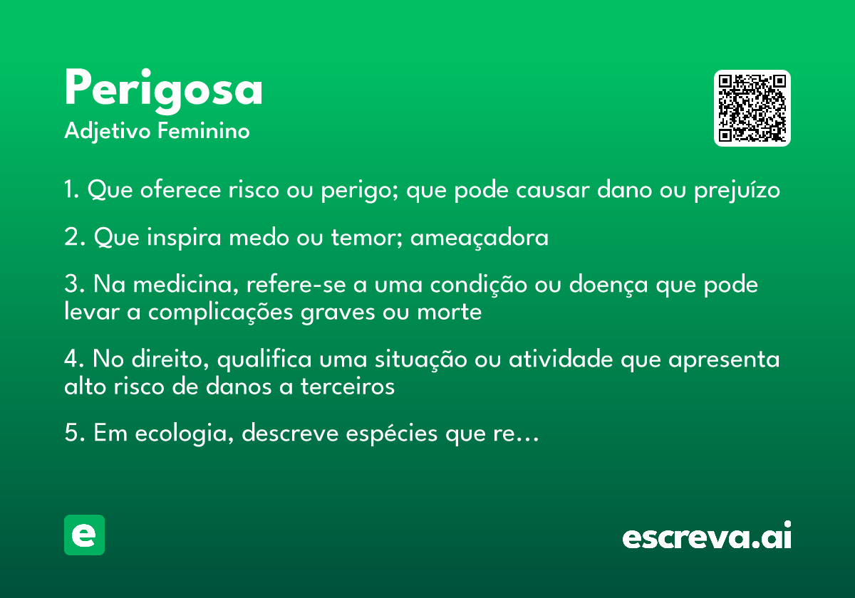 perigosa