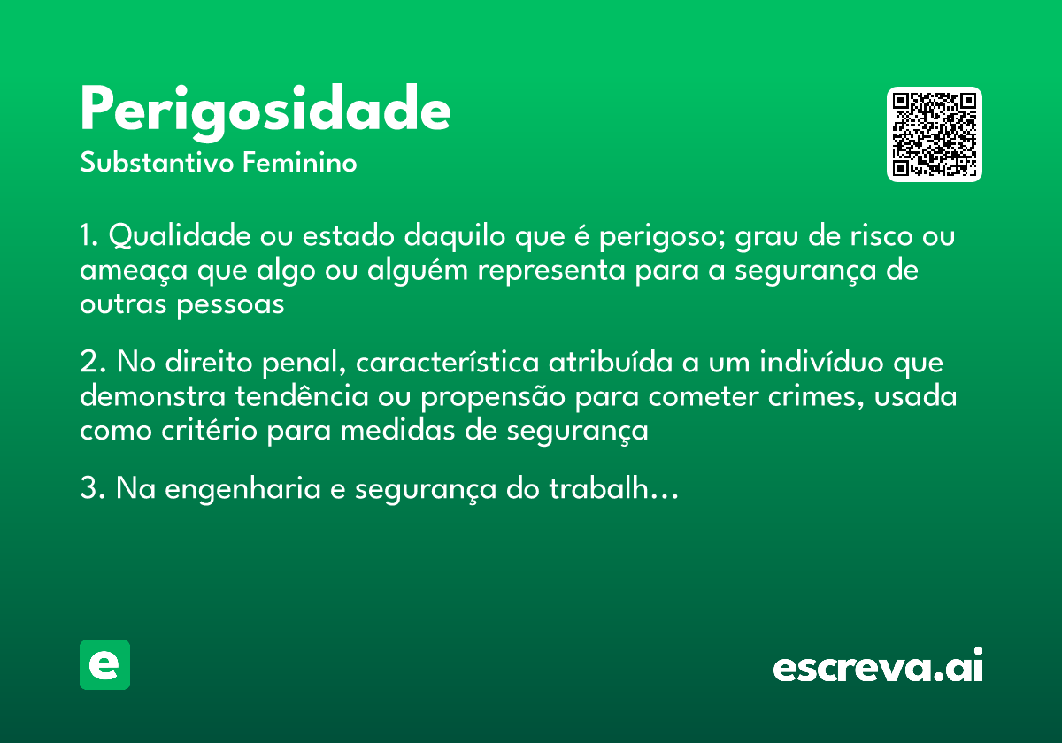 perigosidade