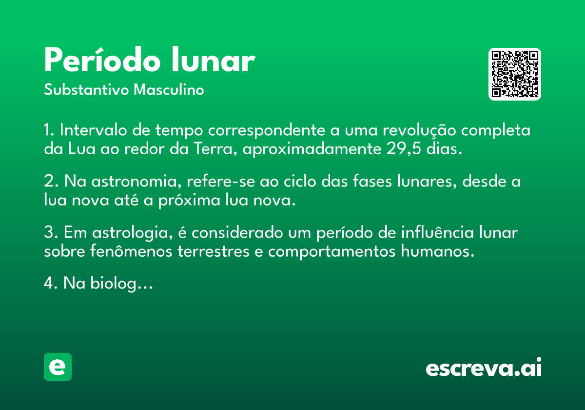período lunar