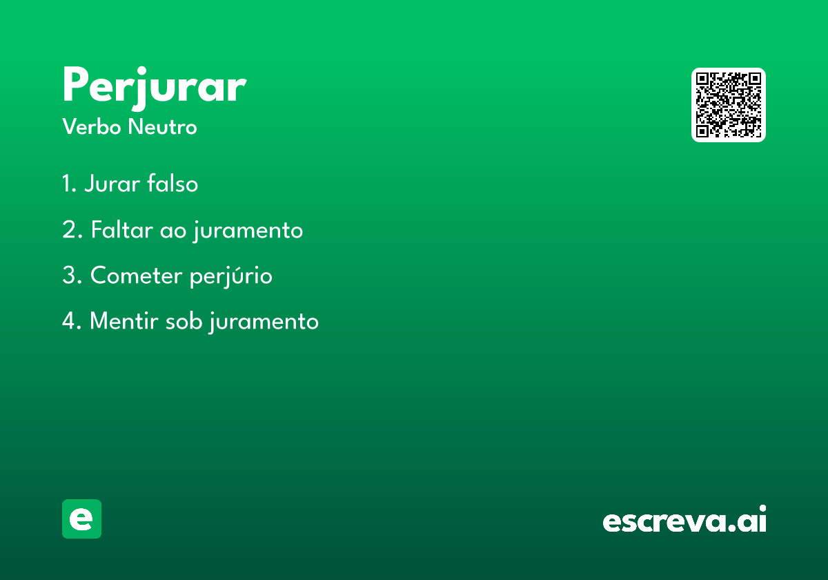 perjurar