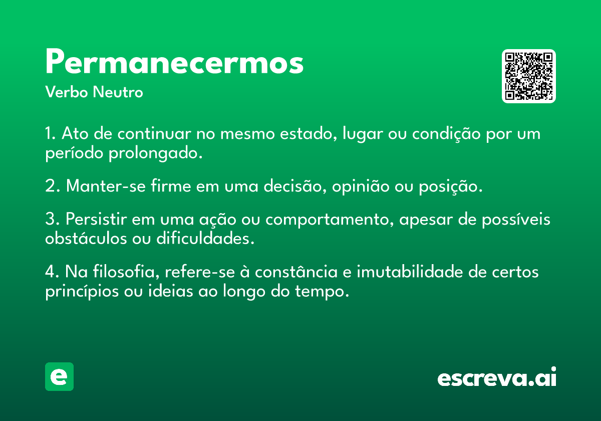 permanecermos
