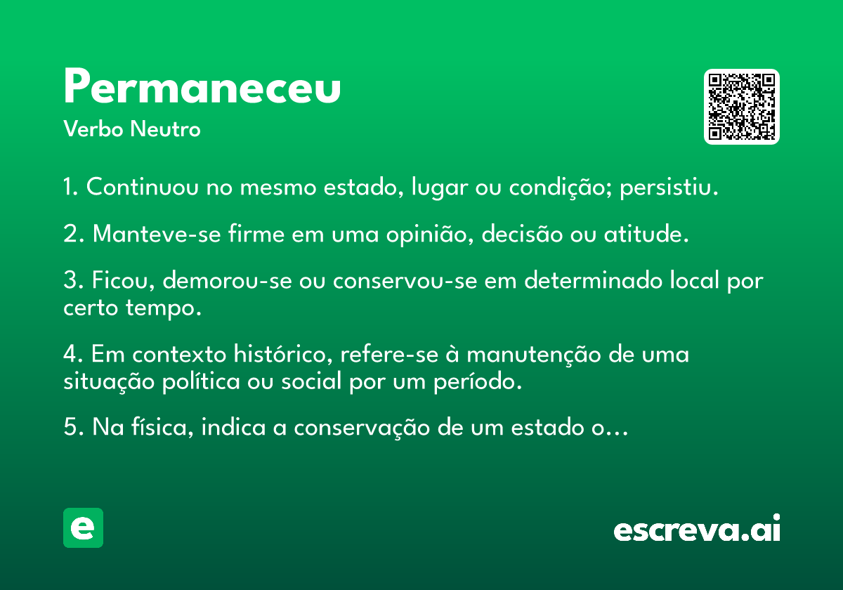 permaneceu