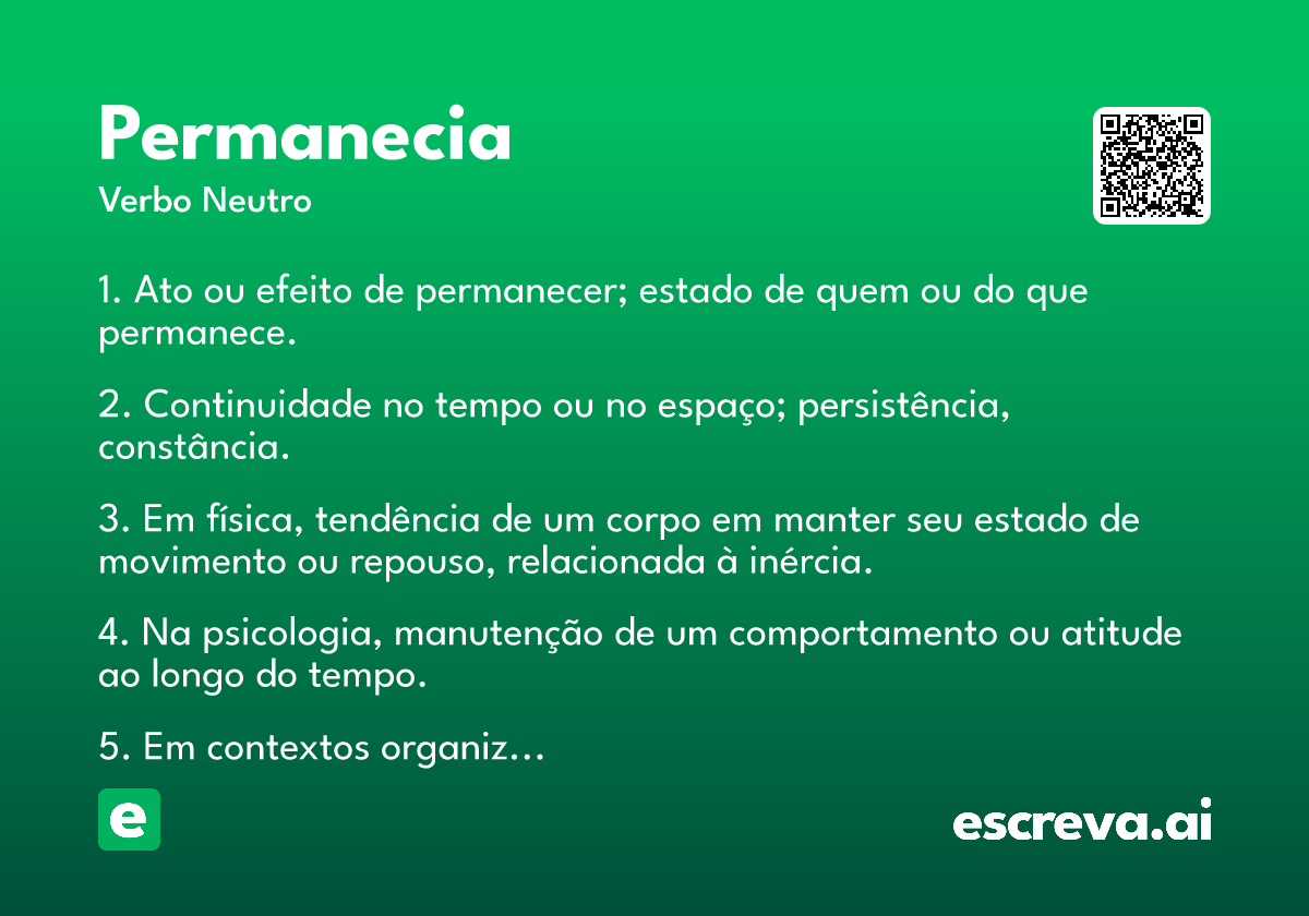 permanecia