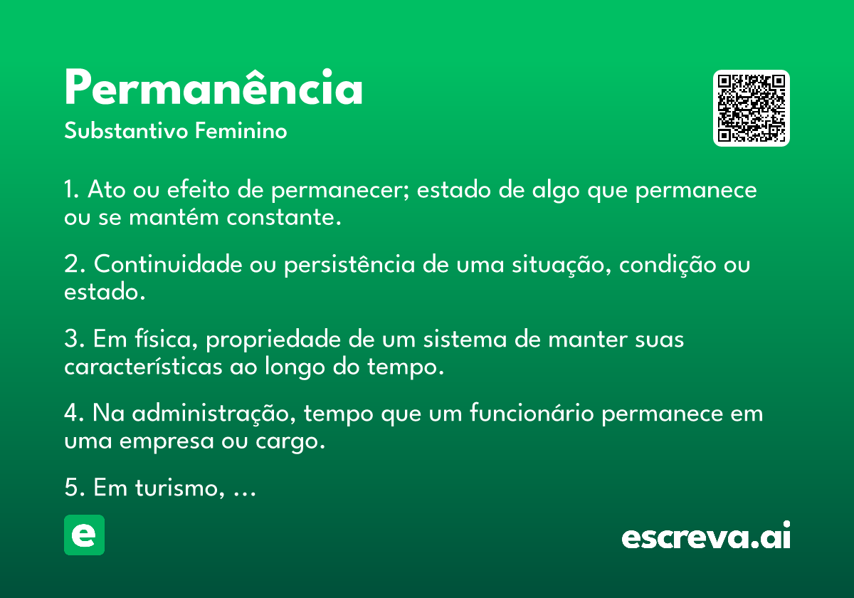 permanência