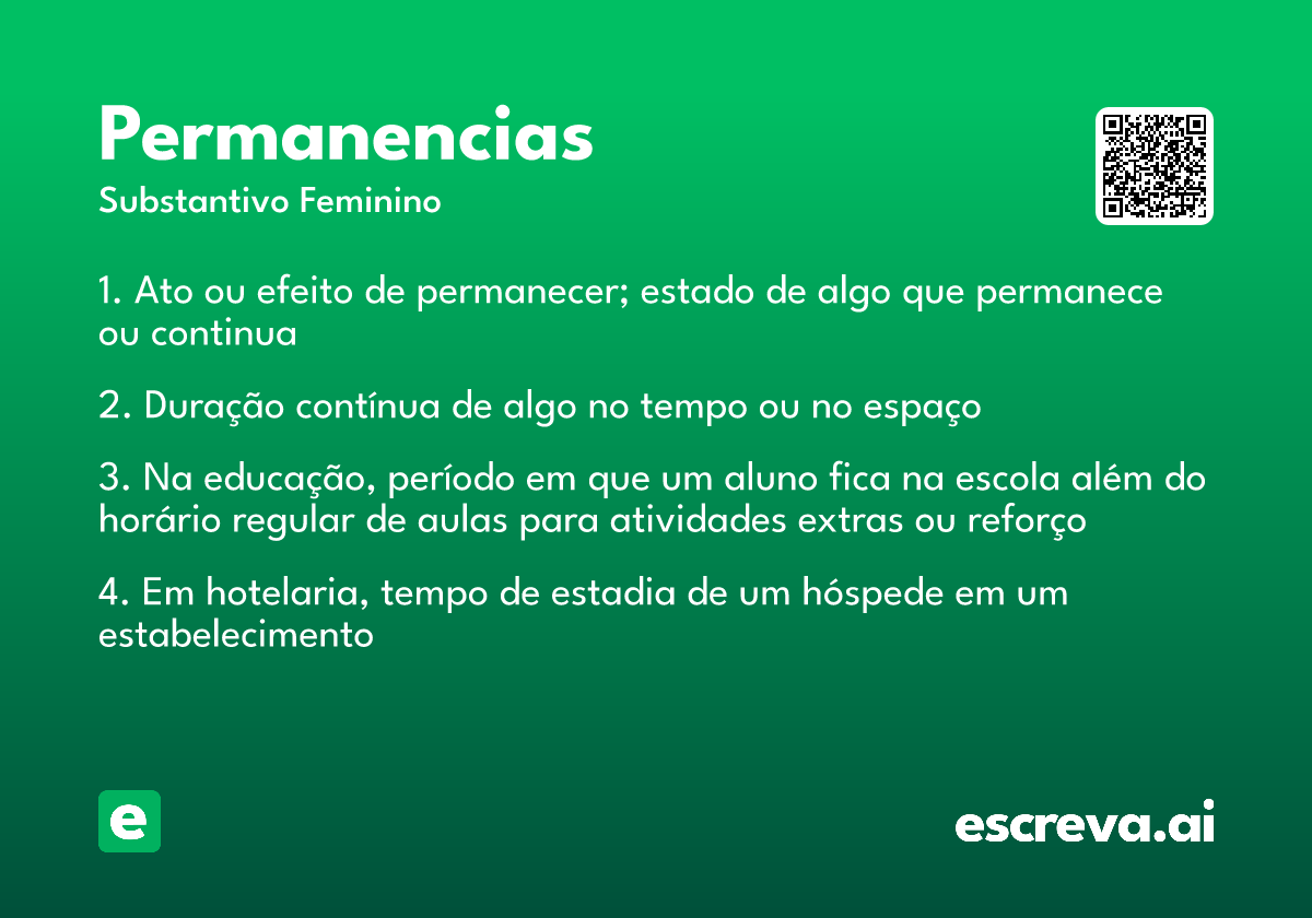 permanencias