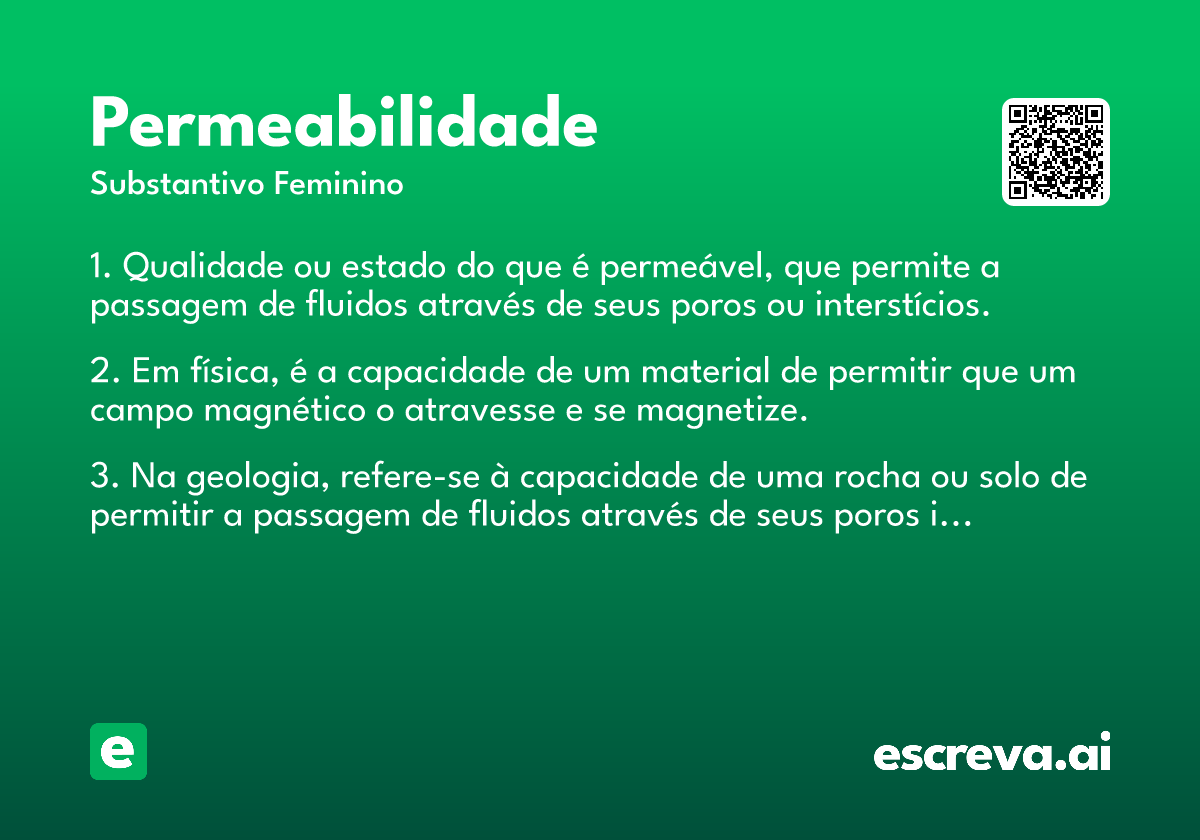 permeabilidade