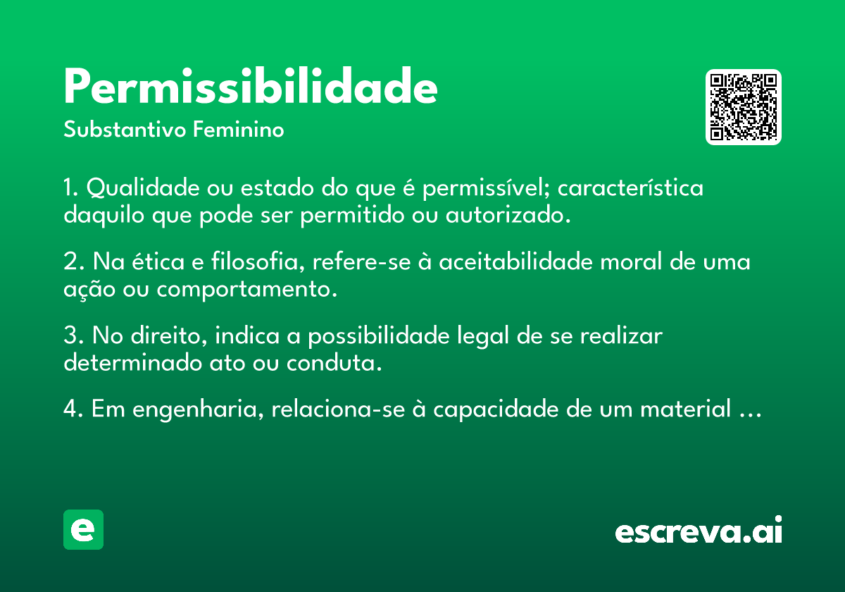 permissibilidade