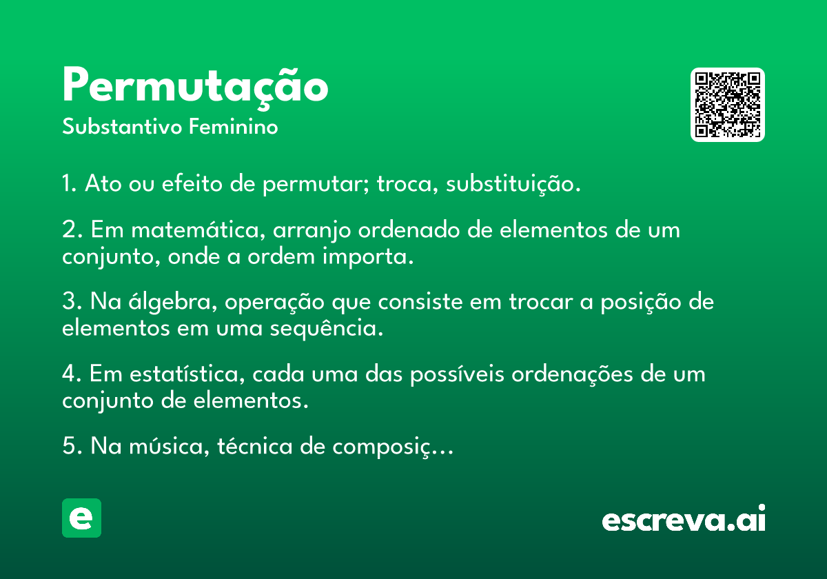 permutação