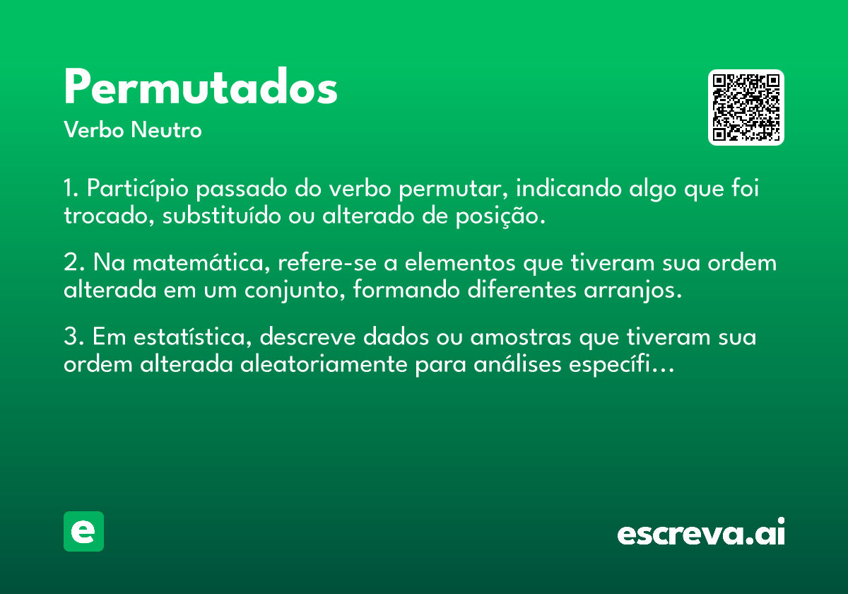 permutados