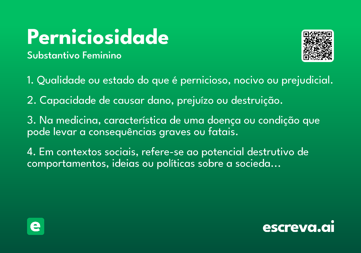 perniciosidade