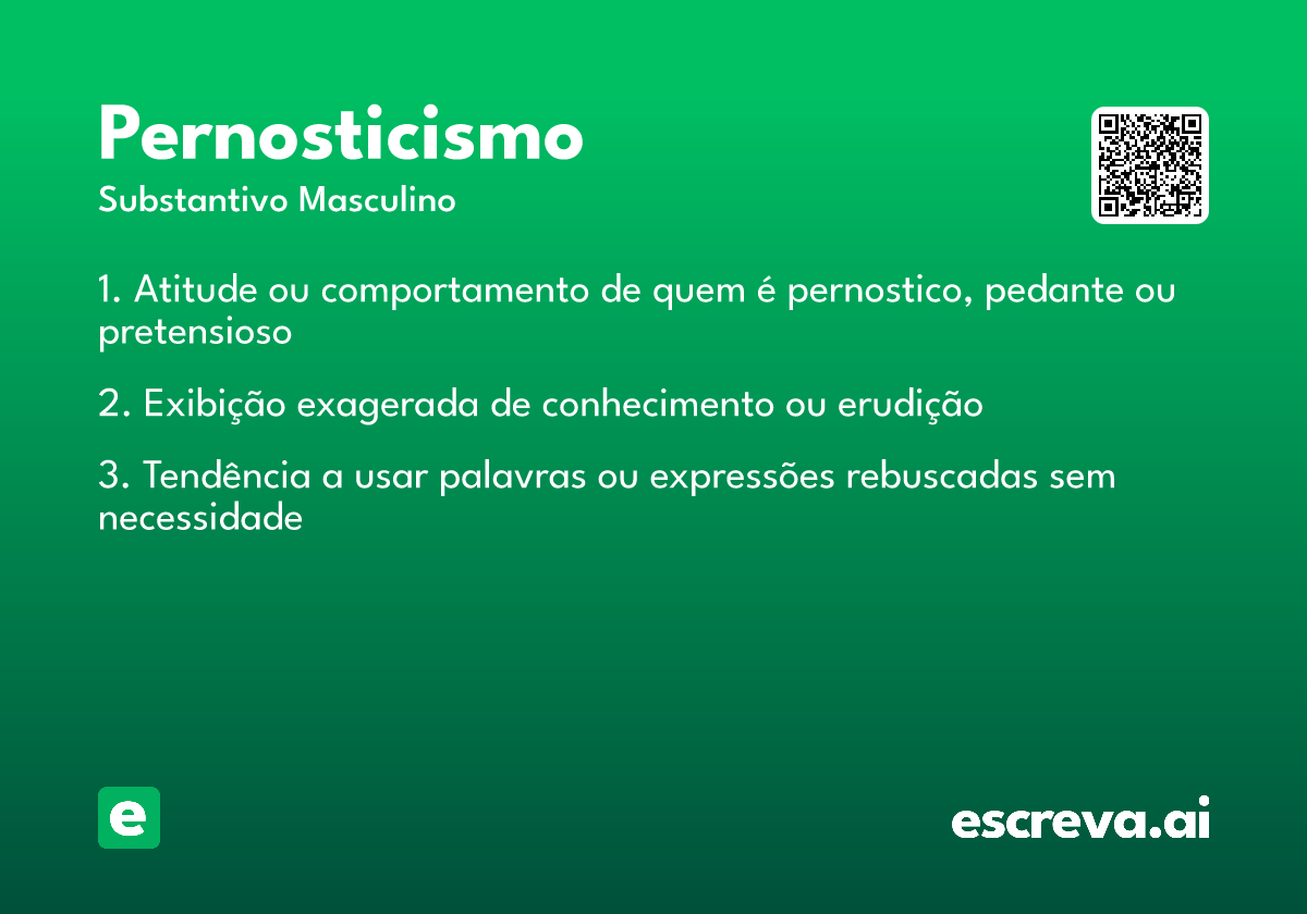 pernosticismo