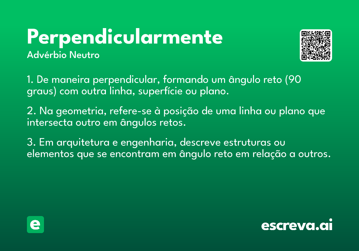 perpendicularmente