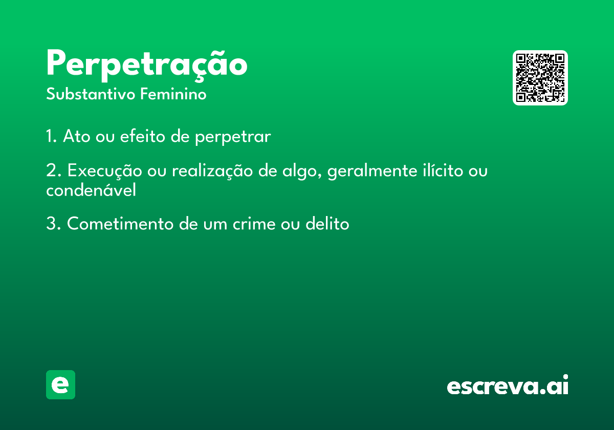 perpetração