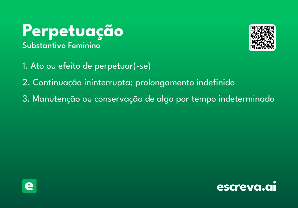 perpetuação