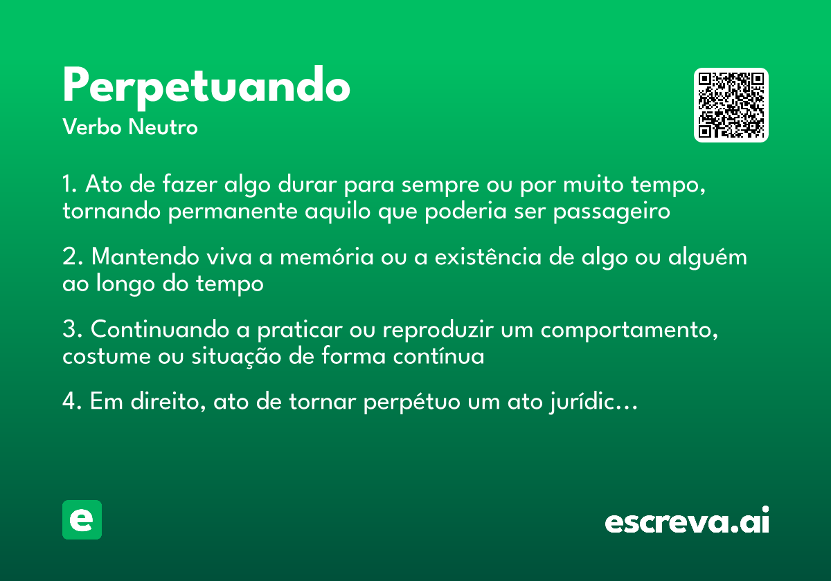 perpetuando